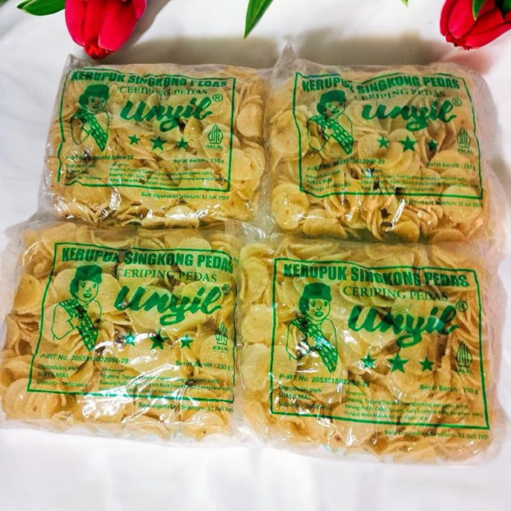 

1kg Ceriping pedas mentah cap unyil