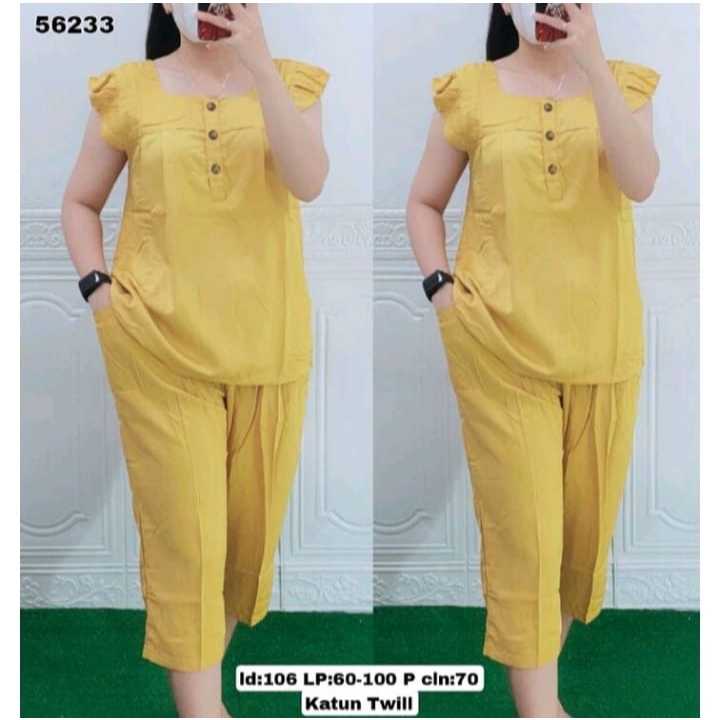 COD Setelan Bangkok 7/8 Rayon Premium Busui | Setelan Wanita Rayon Polos | Setelan Rayon Premium Qua