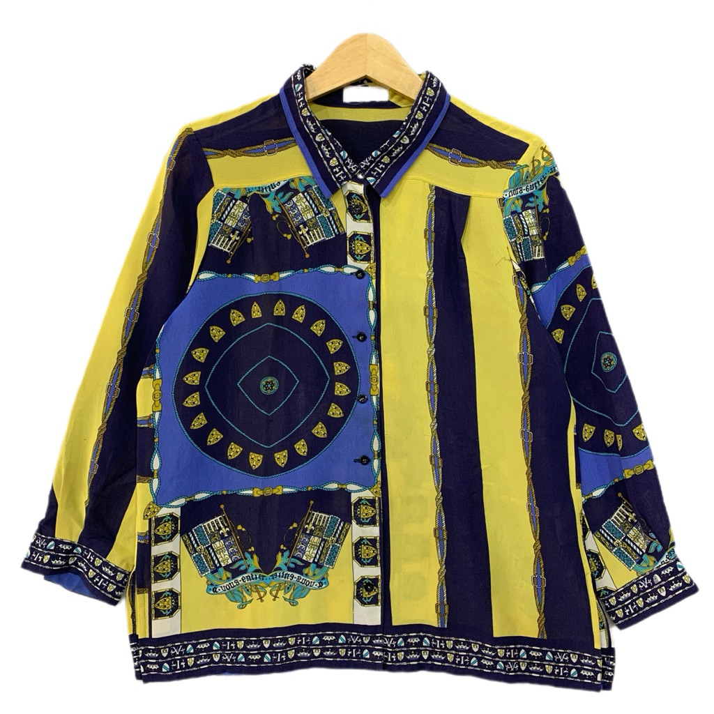 kode A148 kemeja jadul kemeja vintage kemeja rare meja motif kemeja abstrak