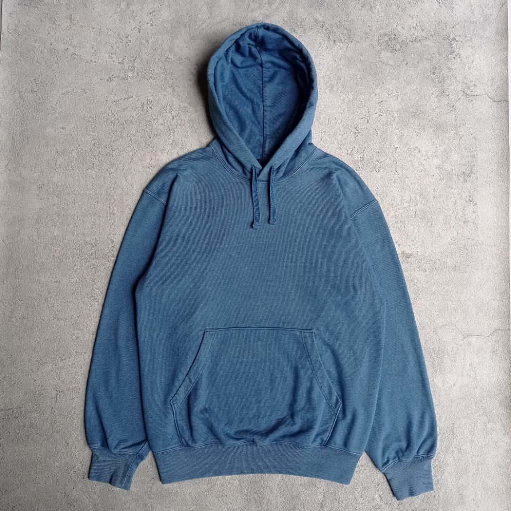 Hoodie Uniqlo Basic Blue