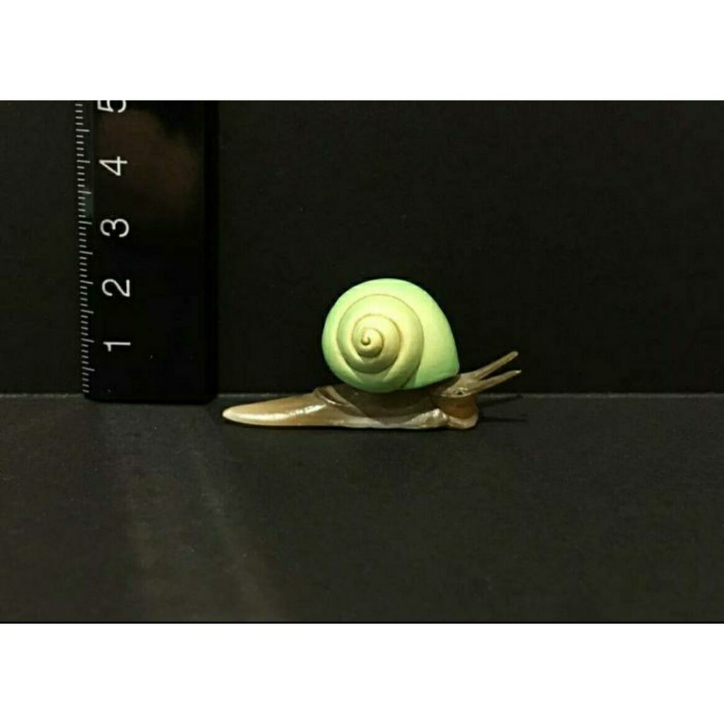 kaiyodo furuta choco egg series 4 vitreum green snail