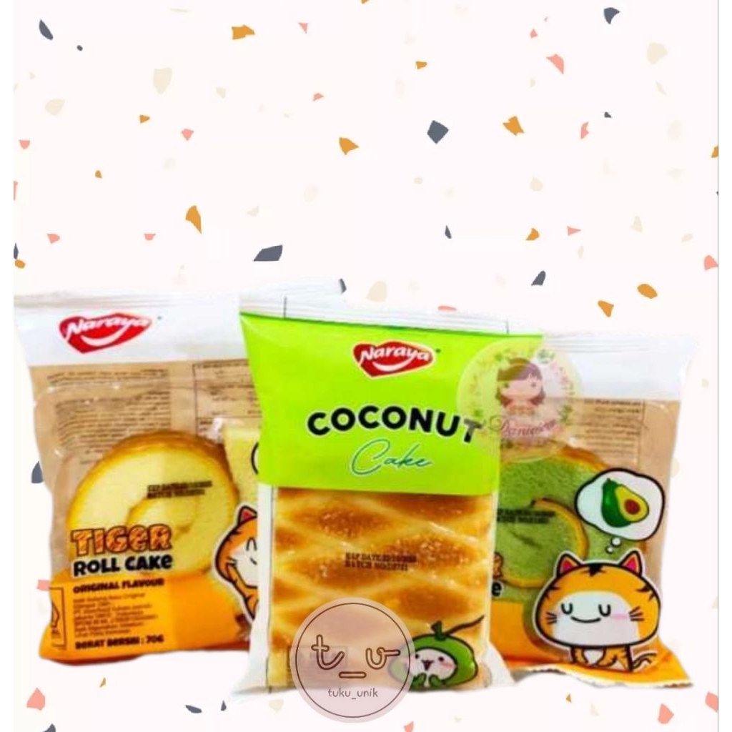 

Terbaru!!! Naraya Cake/Kue Roll Avocado, Original, Coconut Cake