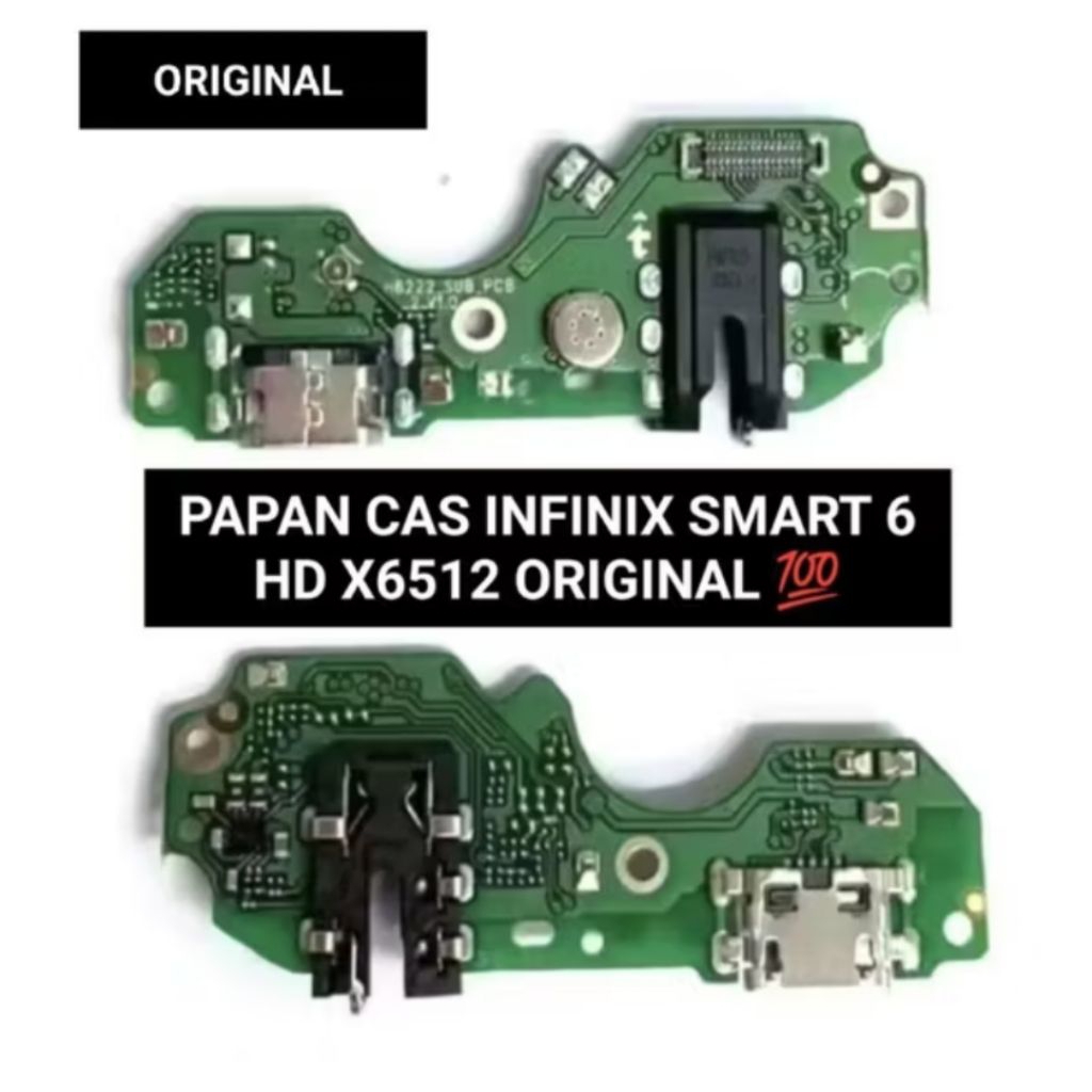 papan cas konektor cas infinix smart 6 / smart 5 original papan board cas