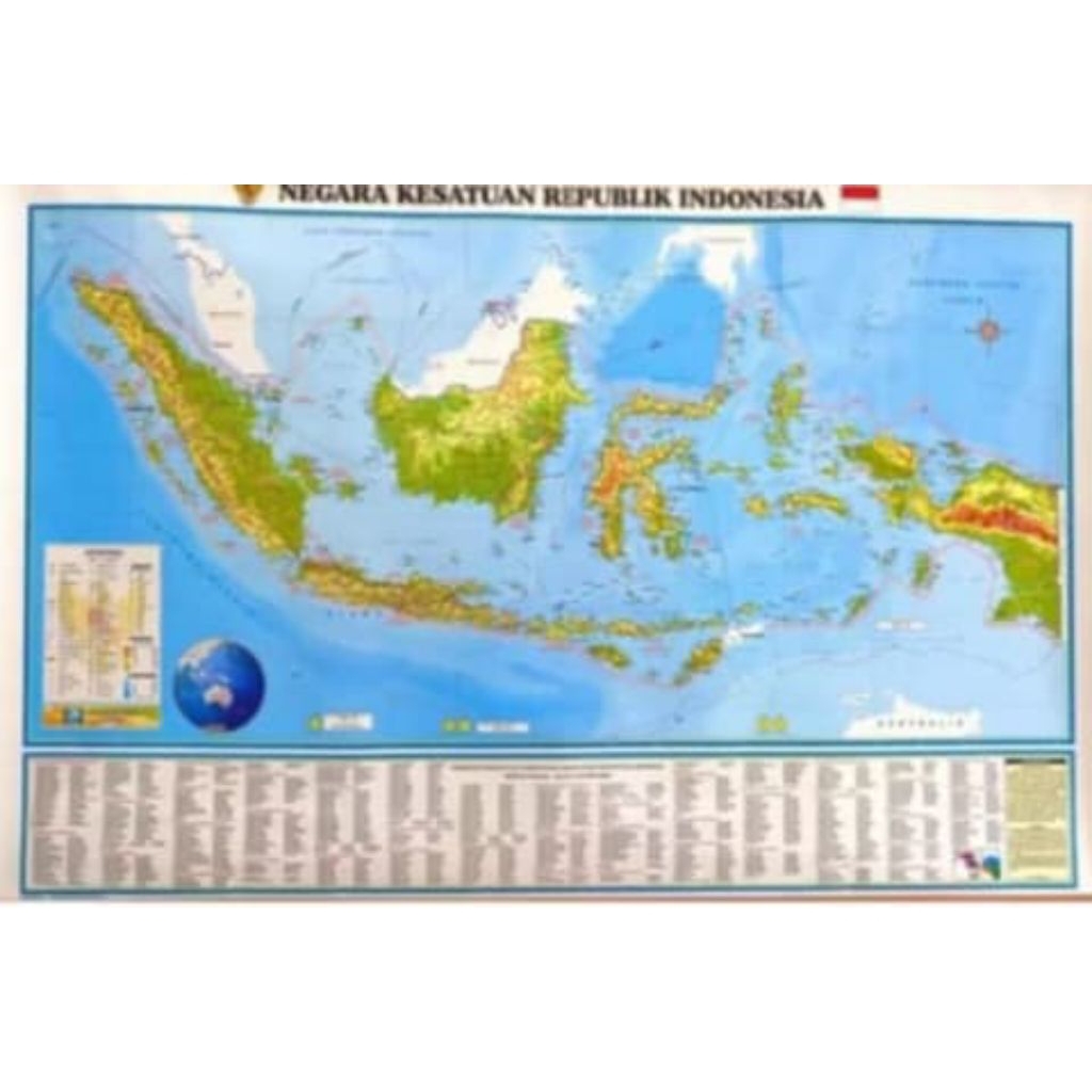 

Peta NKRI besar tanpa bingkai ( lembaran )