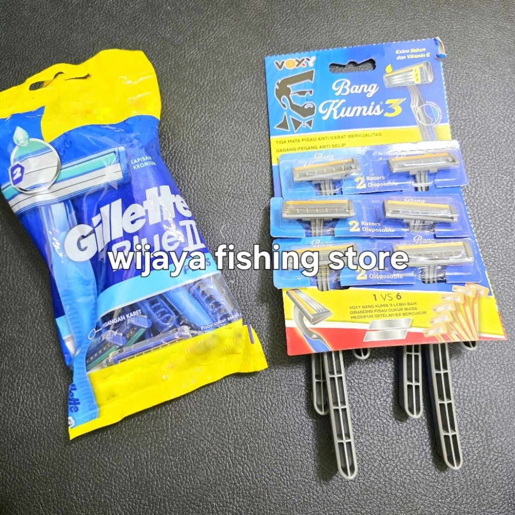 alat cukur kumis / cukuran merk gillette dan bang kumis