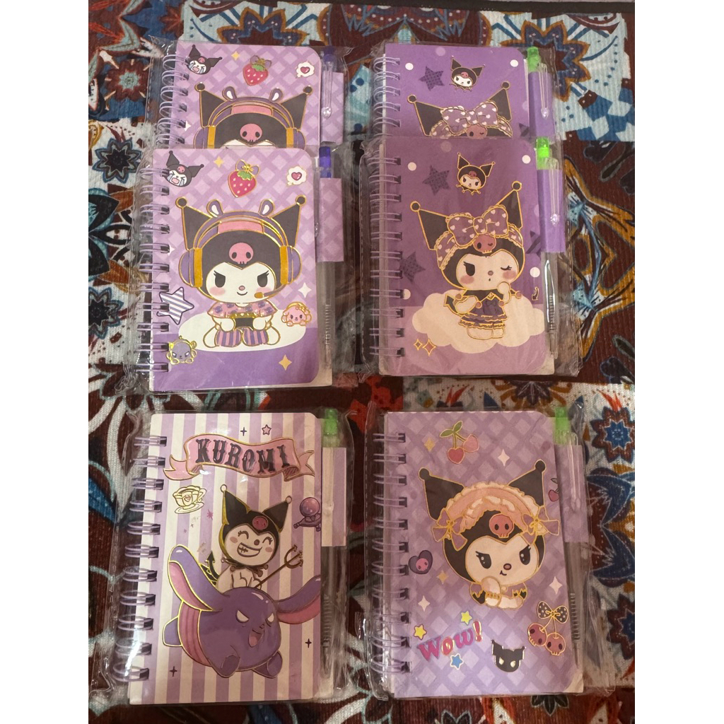 

Note Book Mini Kuromi with Bolpen