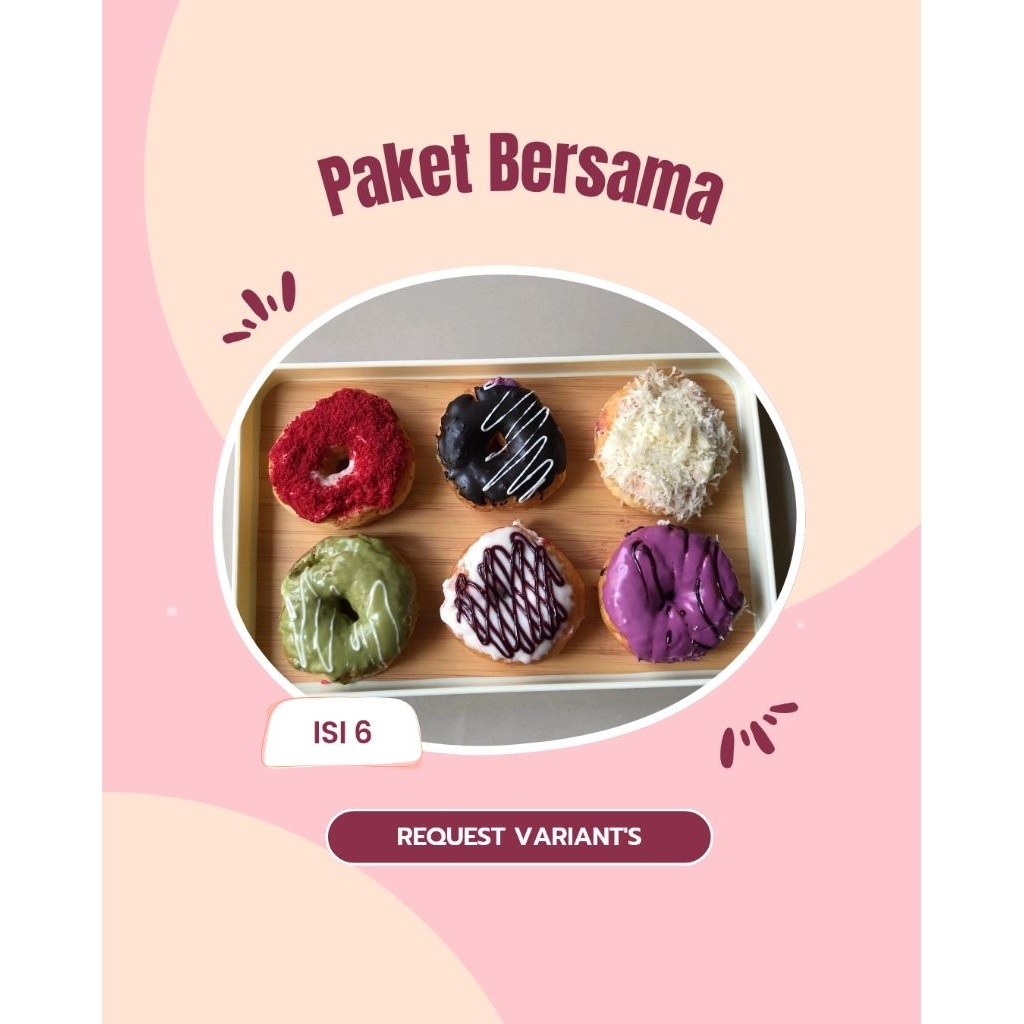 

Paket Jumbo |Ciel Donut's|Donat Premium |Halal