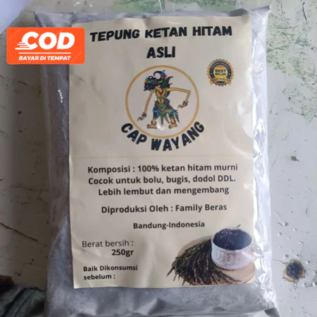 

TEPUNG KETAN HITAM UKURAN 250 GRAM