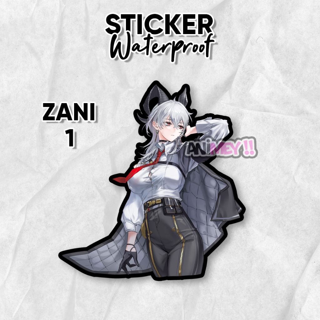 

Stiker Zani Game Wuthering Waves / Sticker Anime Waterproof