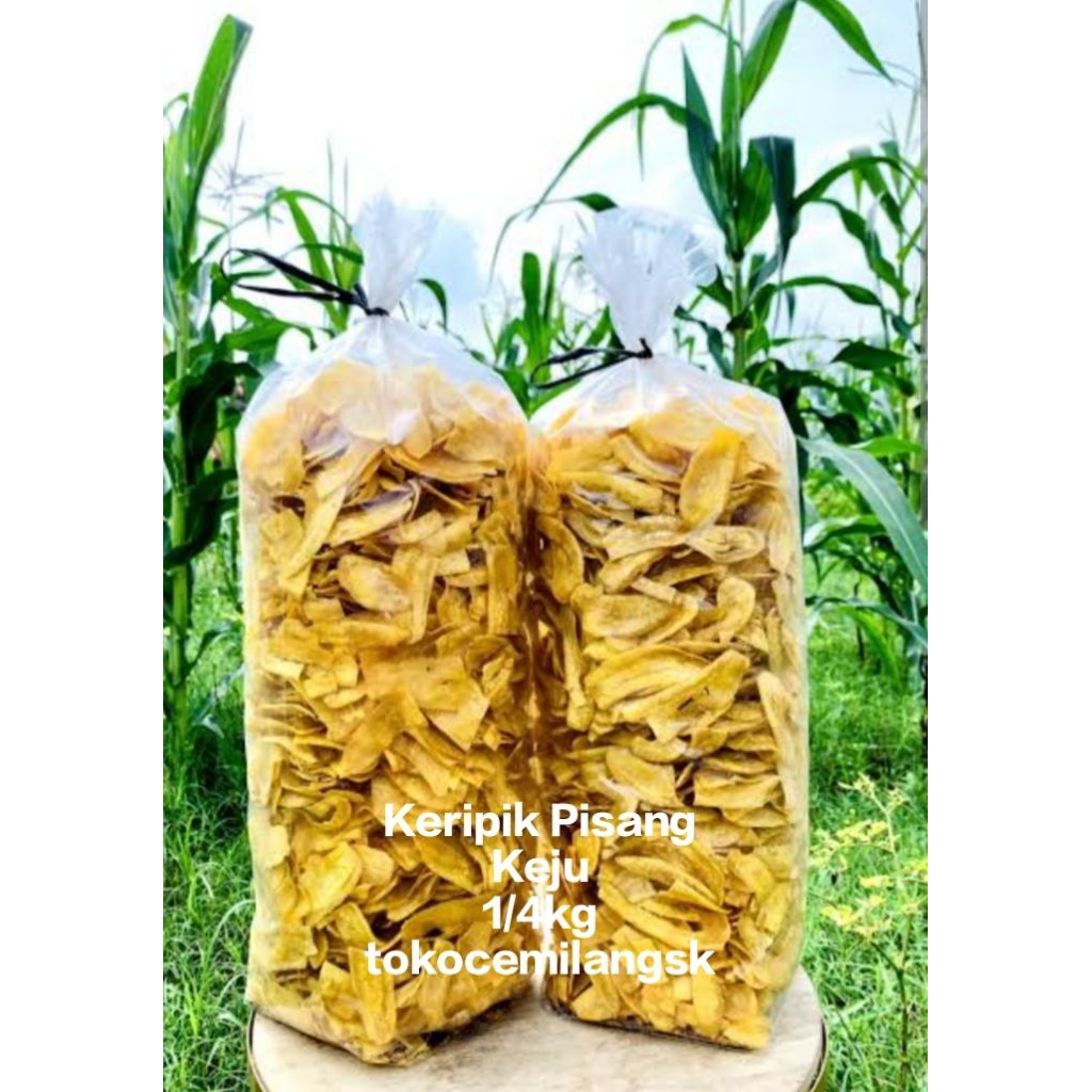 

Keripik Pisang Keju 250gr Gurih Renyah Murah / Cemilan terlaris