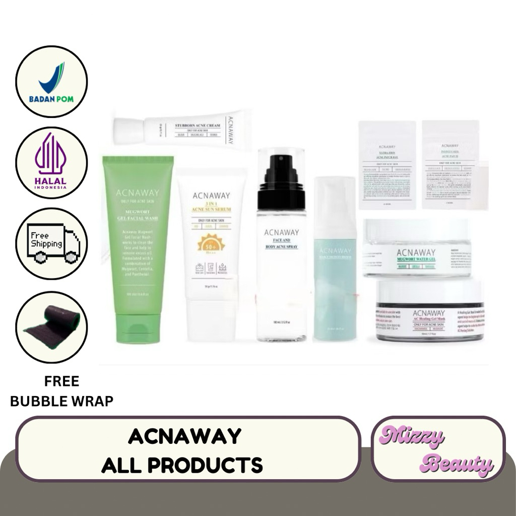 [READY] ACNAWAY SKINCARE SERIES / ACNAWAY ALL SKINCARE / ACNAWAY MUGWORT GEL MOISTURIZER / ACNAWAY M