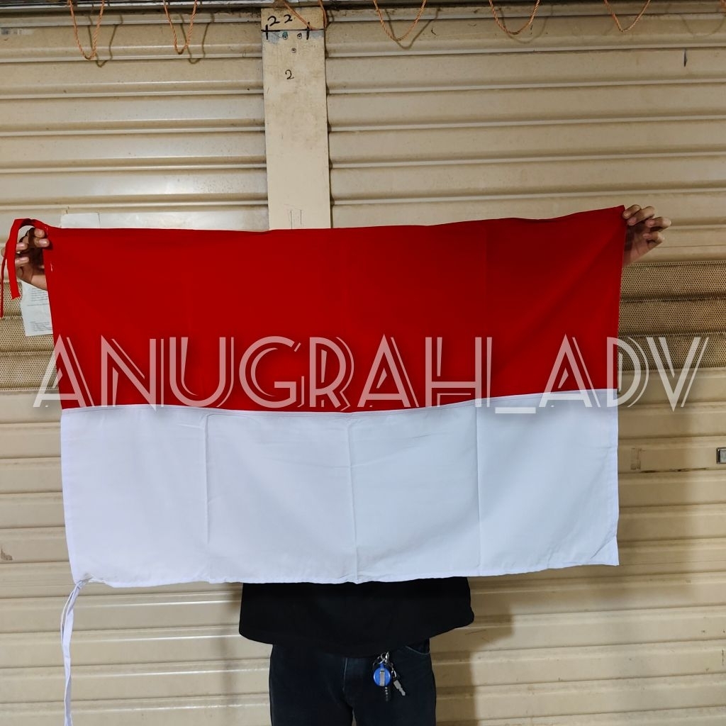 

bendera merah putih bahan katun premium ukuran 60cm x 90cm