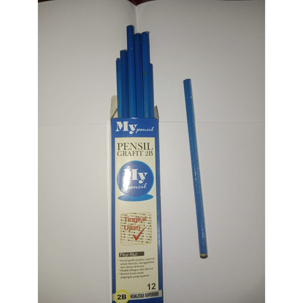 

pensil 2b merk my pensil isi 12pcs