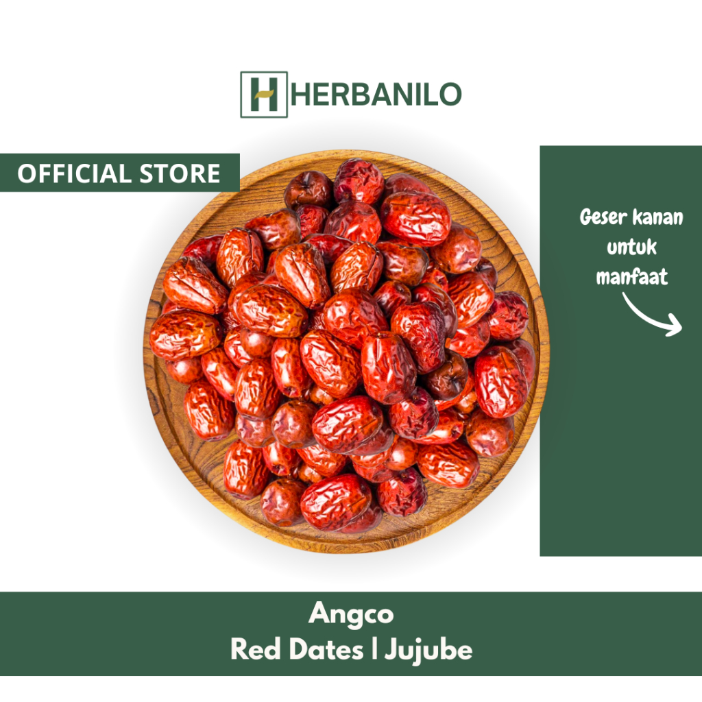 

Herbanilo - Angco / Red Dates / Jujube / Kurma Cina 10 Gram