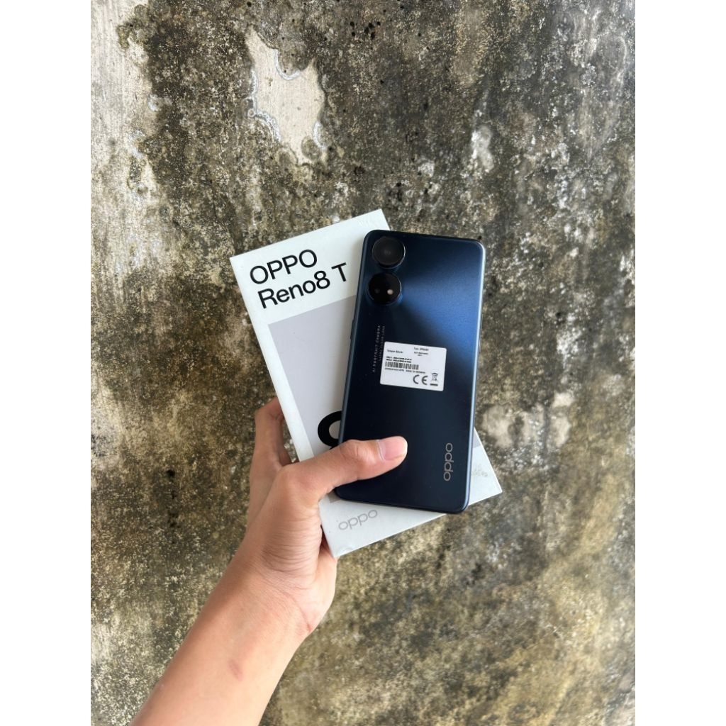 oppo reno 8T ram 8 gb internal 256 gb Fullset
