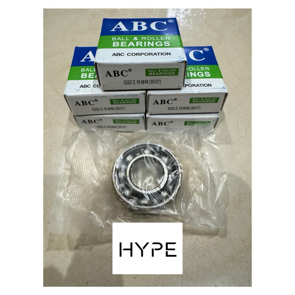 Bearing / Laher Gerobak Arco 6202 Z-16 M/M ABC ORIGINAL (isi 10pcs)