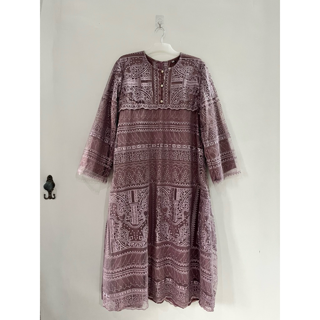 DRESS BROKAT - Purple
