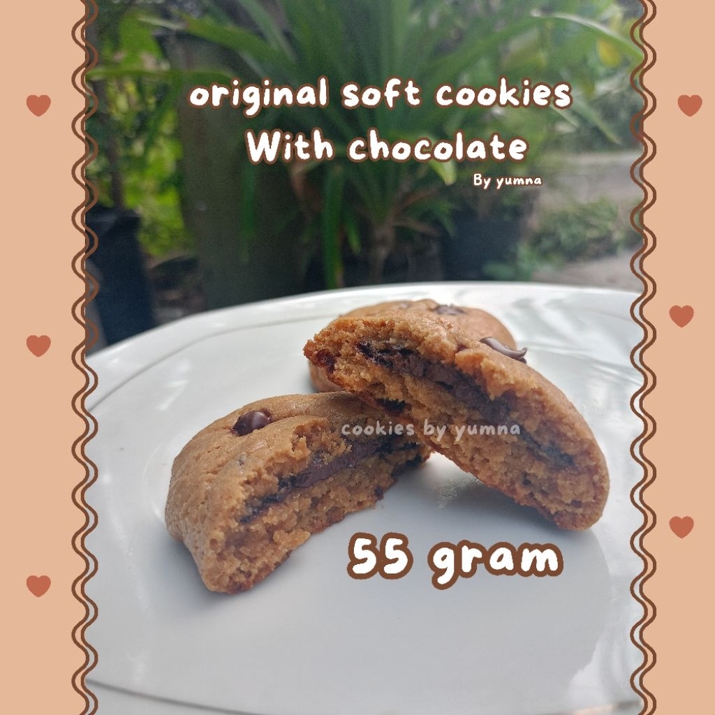 

softcookies original 55g | minim order 2pcs | baked cookies | soft cookies
