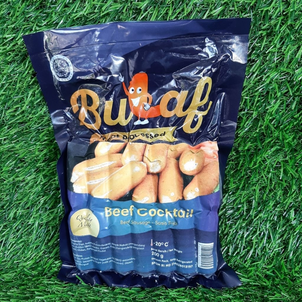 

Beef cocktail sausage bulaf 12 pcs 200gr