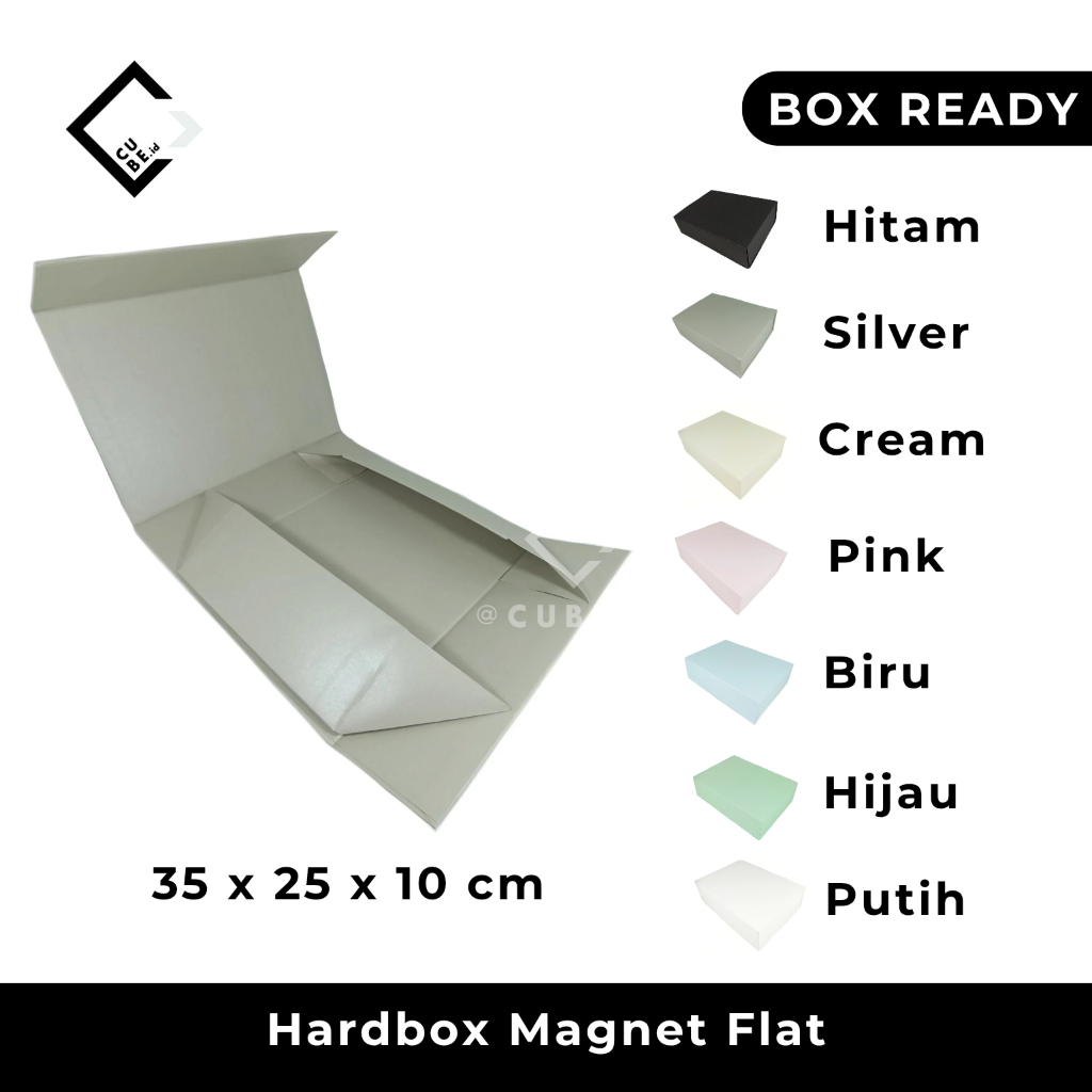 

HARDBOX FLAT / BOX MAGNET / PACKAGING / KOTAK KADO / GIFT BOX / BUKA TUTUP MAGNET uk 35 x 25 x 10 cm