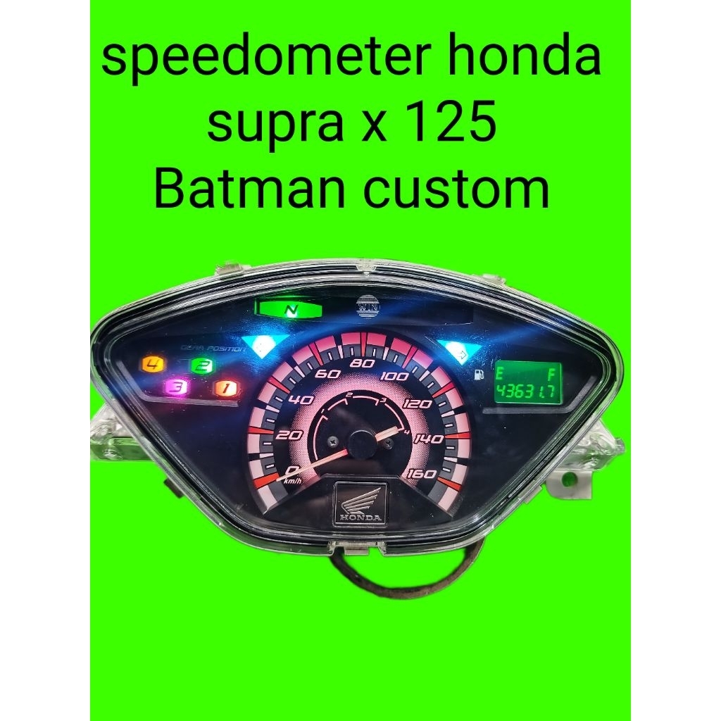 speedometer honda supra x 125 batman custom original