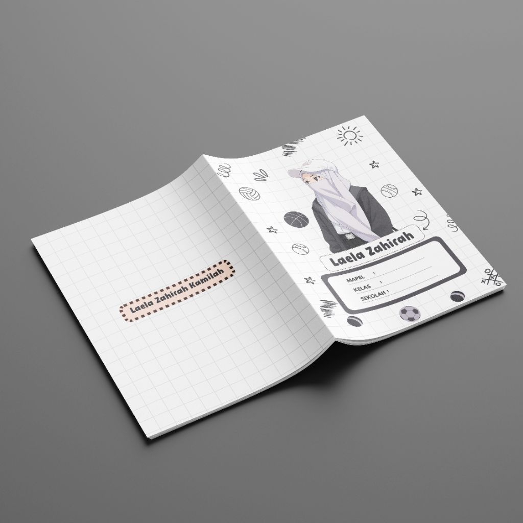 

109 TEMPLATE COVER BUKU TULIS CANVA A4