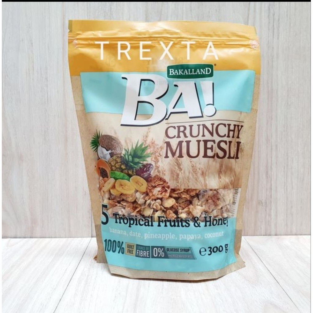 

Crunchy Muesli 5 Tropical Fruut and. Honey Import Poland