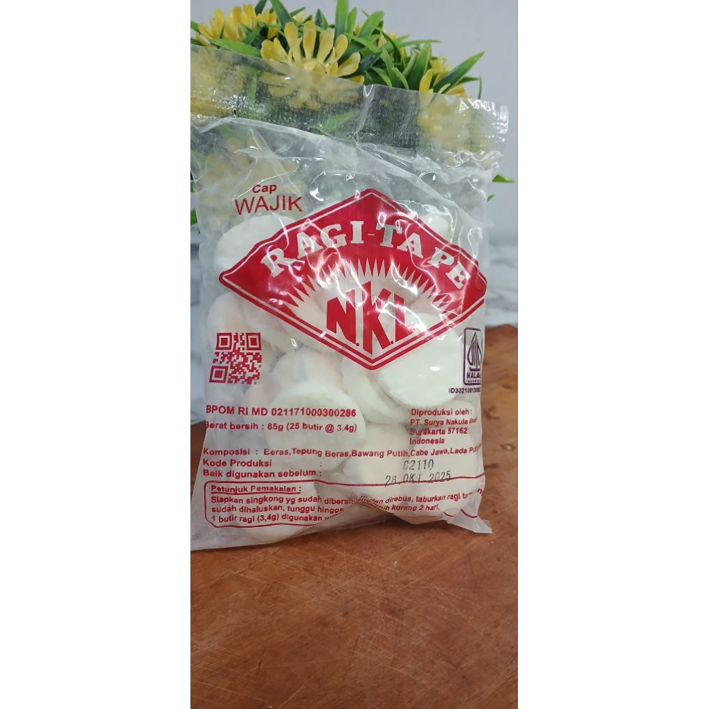 

RAGI TAPE NKL CAP WAJIK KEMASAN BALL