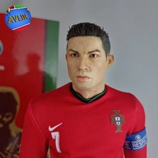 Cristiano Ronaldo Portugal UEFA Euro 2024 Football Legend Toys 1/6 Scale BIB
