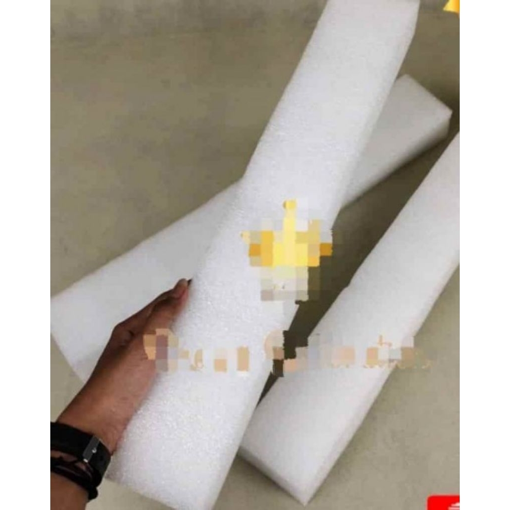 FOAM SPON PUTIH BUSA ELASTIS FLORAL BUNGA KERING ANTI RONTOK - PUTIH