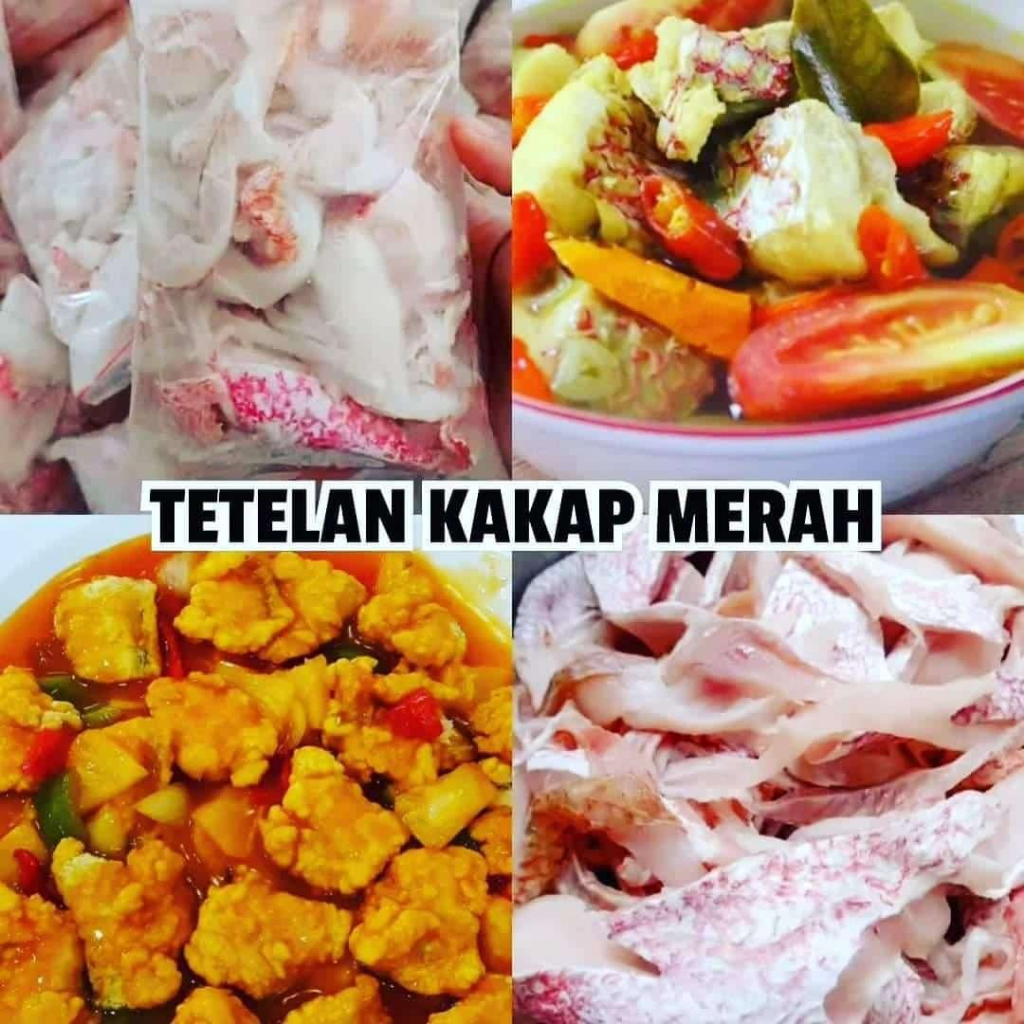 

tetelan kakap merah 500gram
