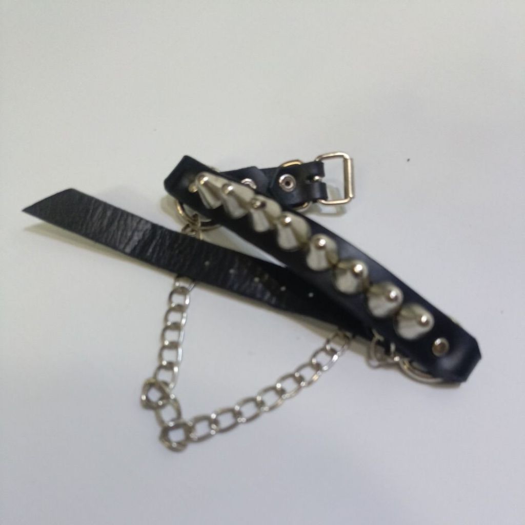 aksesoris boots strap kulit asli studs uk