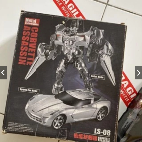Transformers Sideswipe ROTF LS-08 LS08 Corvette Assassin Original BMB
