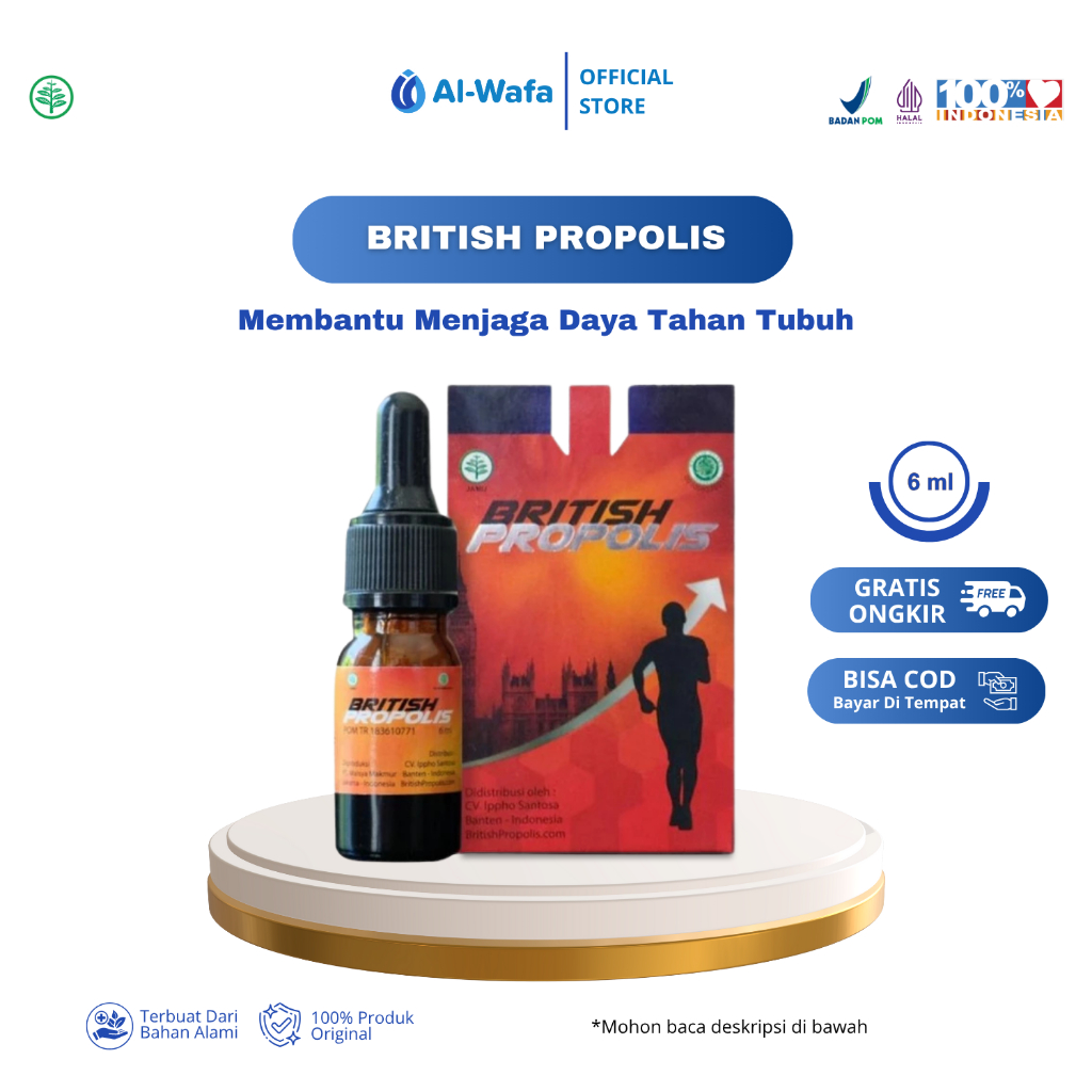 

BRITISH PROPOLIS Original 100% Asli