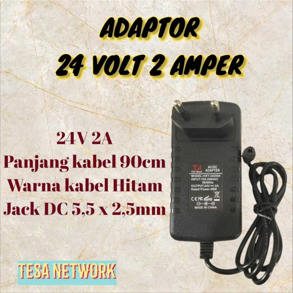 ADAPTOR 24 VOLT 2 AMPER