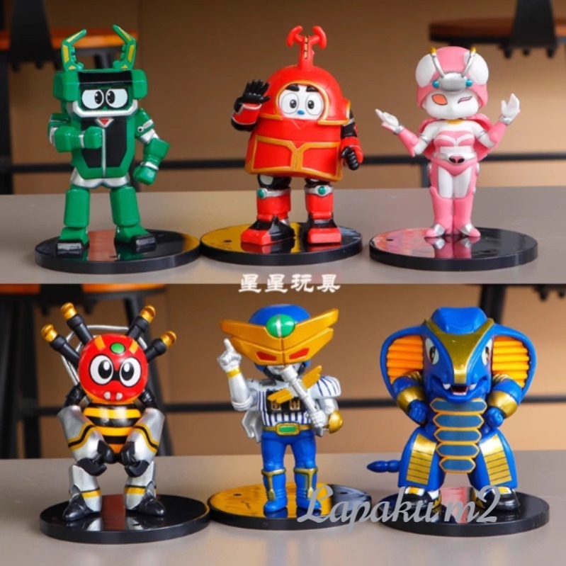 Action Figure B-ROBO KABUTACK Figure Robot Kabutaku Set isi 6pcs