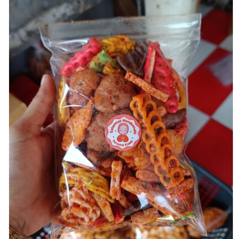

kerupuk seblak mix pedas viral 150 gr