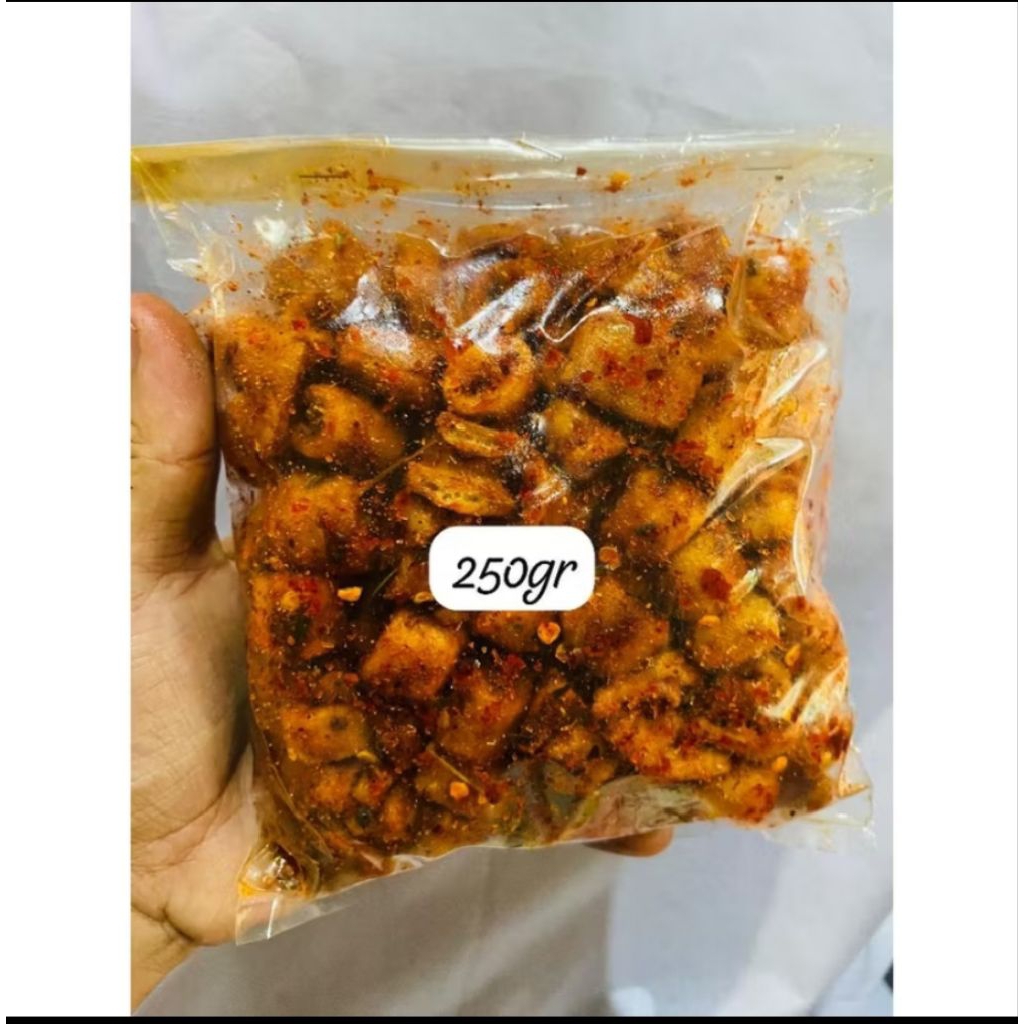 

500 GRAM SOTONG GORENG CRISPY BUMBU PEDAS DAUN JERUK / SOTONG CRISPY KHAS BANDUNG BUMBU PEDAS DAUN JERUK /sotong pedas gurih 500gram