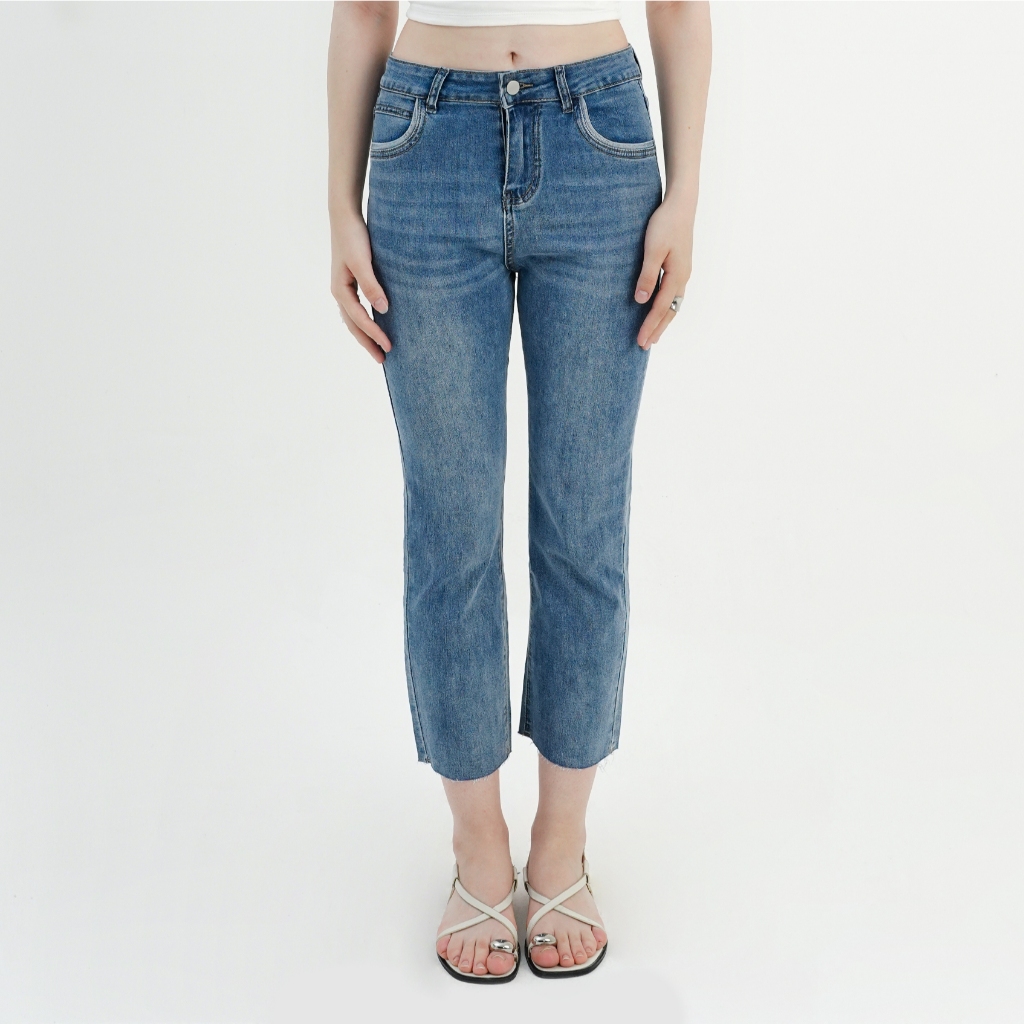 CELCIUS WOMAN Celana Denim Panjang I31000310C Biru