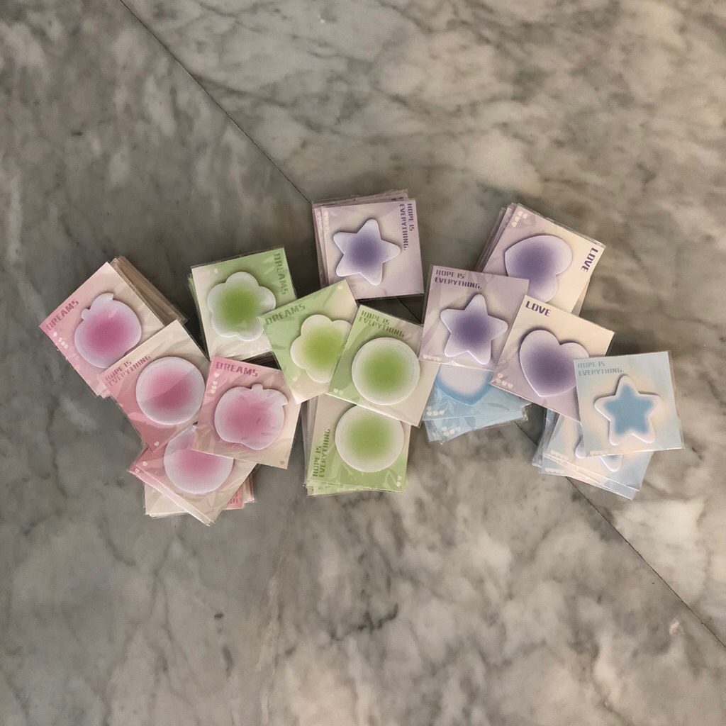 

STICKY NOTE / MEMOPAD AURA SHAPES