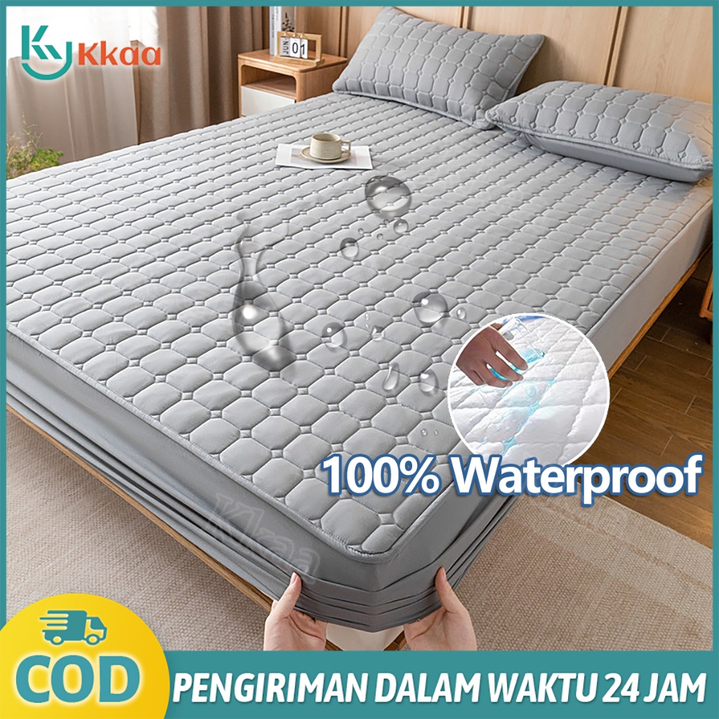 200cm Matras Protector Waterproof/Pelindung kasur/Matras Protector Kasur Anak/Matras Kasur Rajut