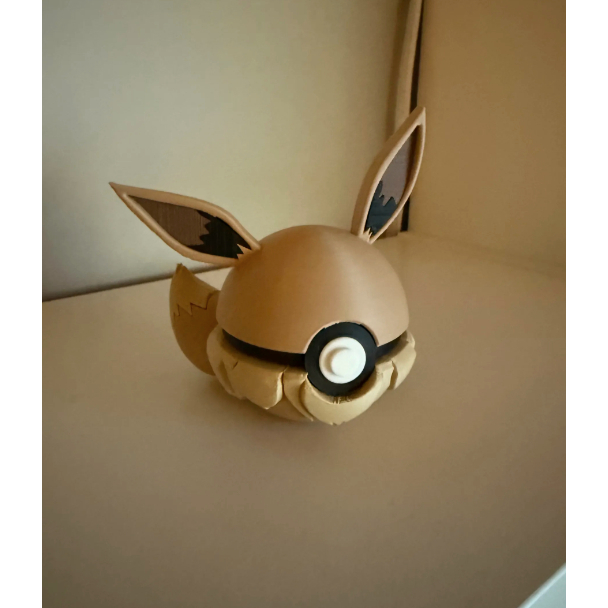 Cuero Mainan POketbal Pokemon Eevee