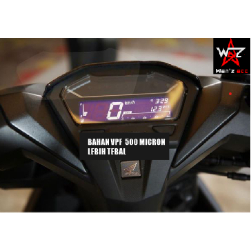 STICKER /STIKER ANTI GORES VPF 500 micron SPEDOMETER VARIO NEW 125,150,160