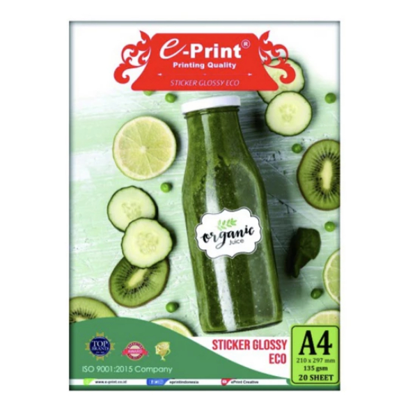 

kertas stiker foto E-print / Eprint A4 ECO stiker murah tidak luntur
