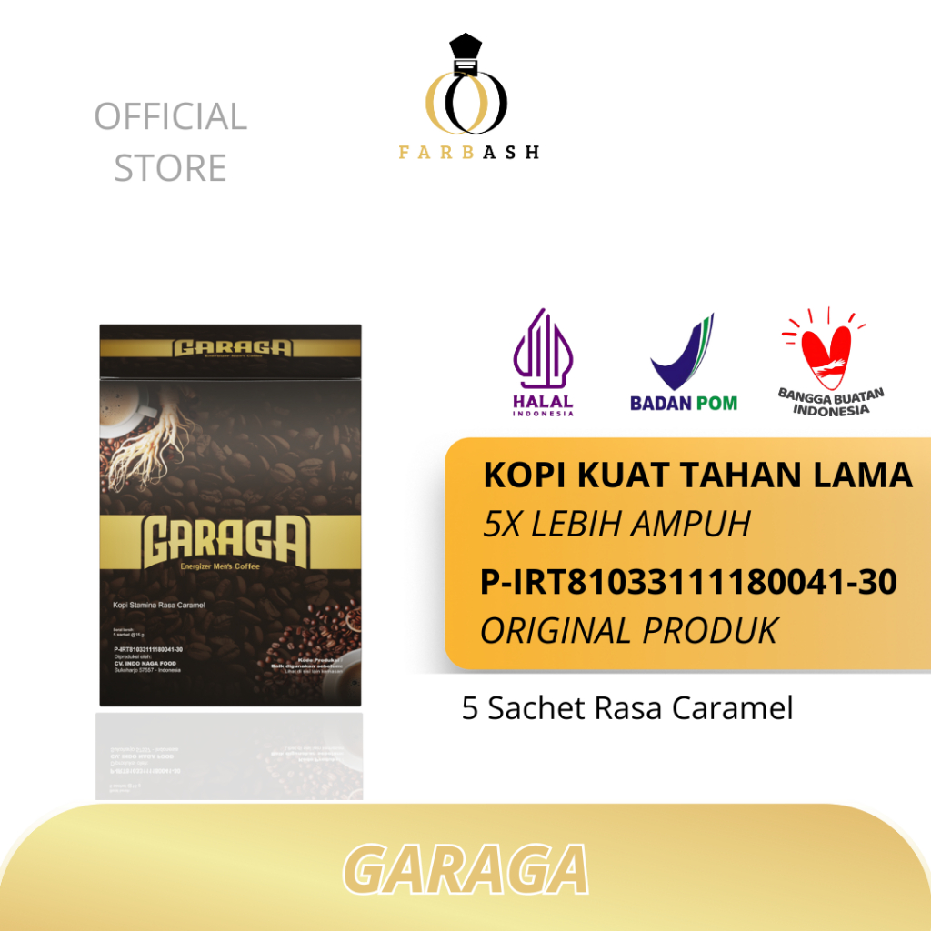 

GARAGA Minuman Kopi Stamina Pria Tahan lama Original Kopi Ginseng Kopi Rasa Caramel