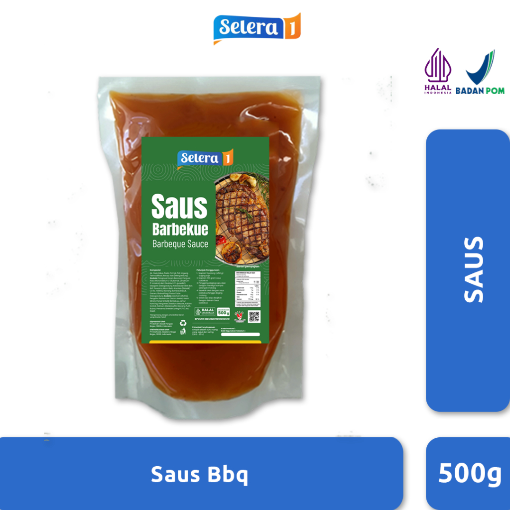 

Barbeque Sauce - Saus BBQ Selera1 ukuran 500gr/Pack