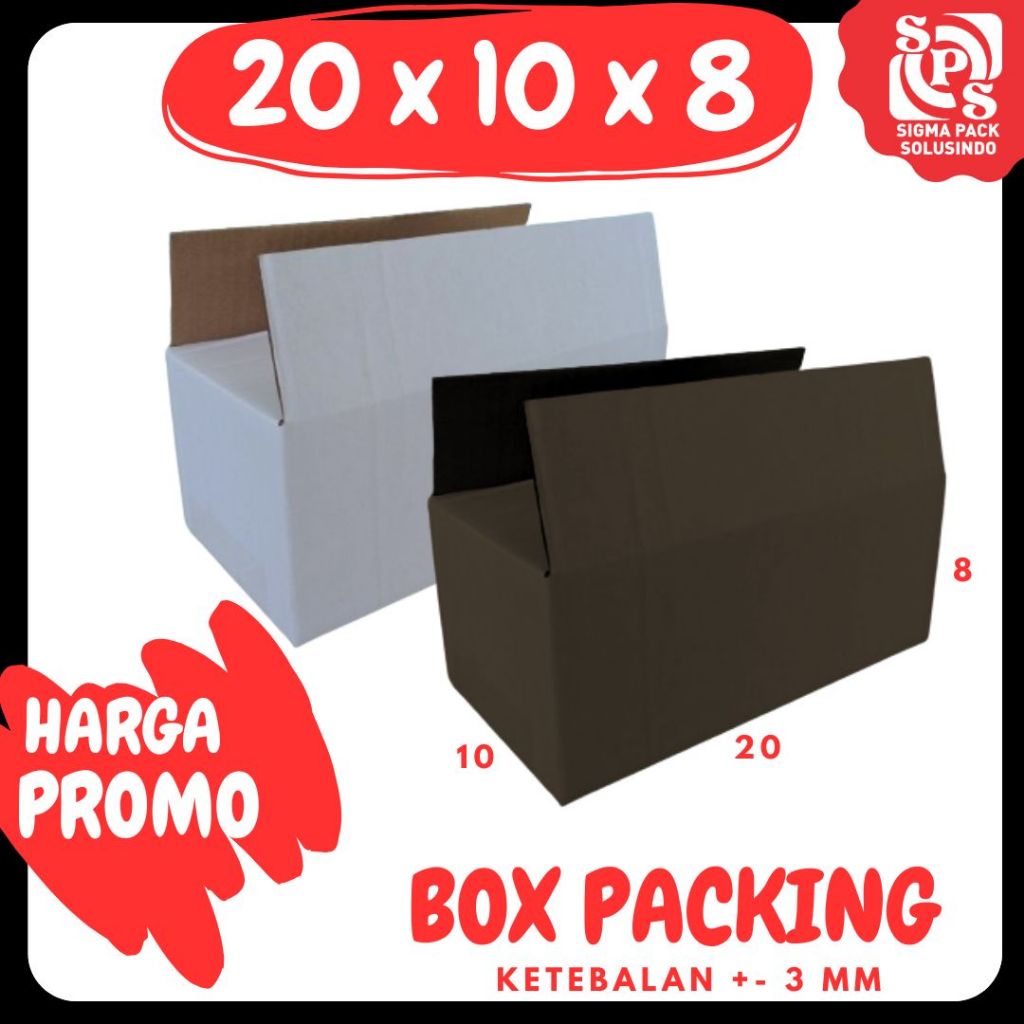

Kardus 20x10x8 Box Serbaguna Botol Dus Kemasan Madu Minyak Pertanian Packing Mainan Zigma Shop