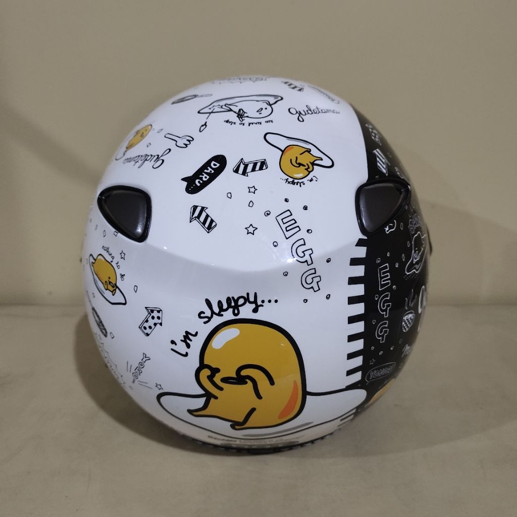 Helm KYT Elsico Sanrio Gudetama #1 White