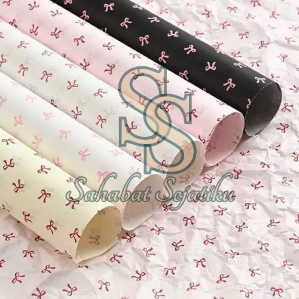 

[20 LEMBAR]Cellophane COQUETTE RIBBON Florist Kertas Kado - Flower Wrapping Paper / Kertas Buket