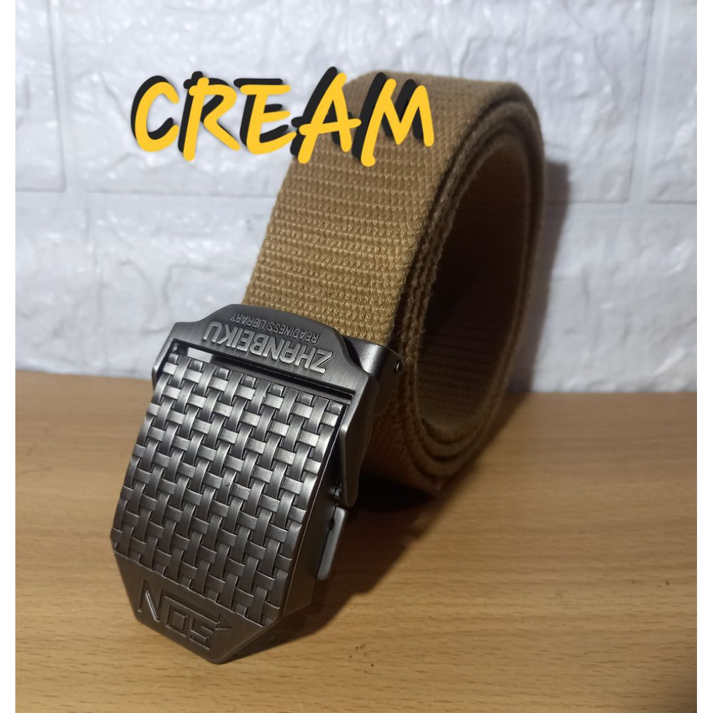 ikat Pinggang Pria Tactykal Jepit Buckle Tebal Panjang 130 cm